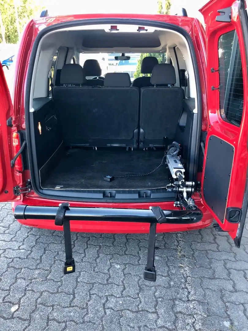 Volkswagen Caddy 1.4 TSI DSG Comfortline Rollstuhl Lifter Rot - 1