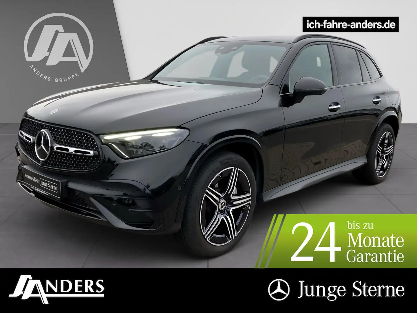 Mercedes-Benz GLC 300 de 4M AMG PREMIUM+Distr+Burm+Pano+360° Schwarz - 1