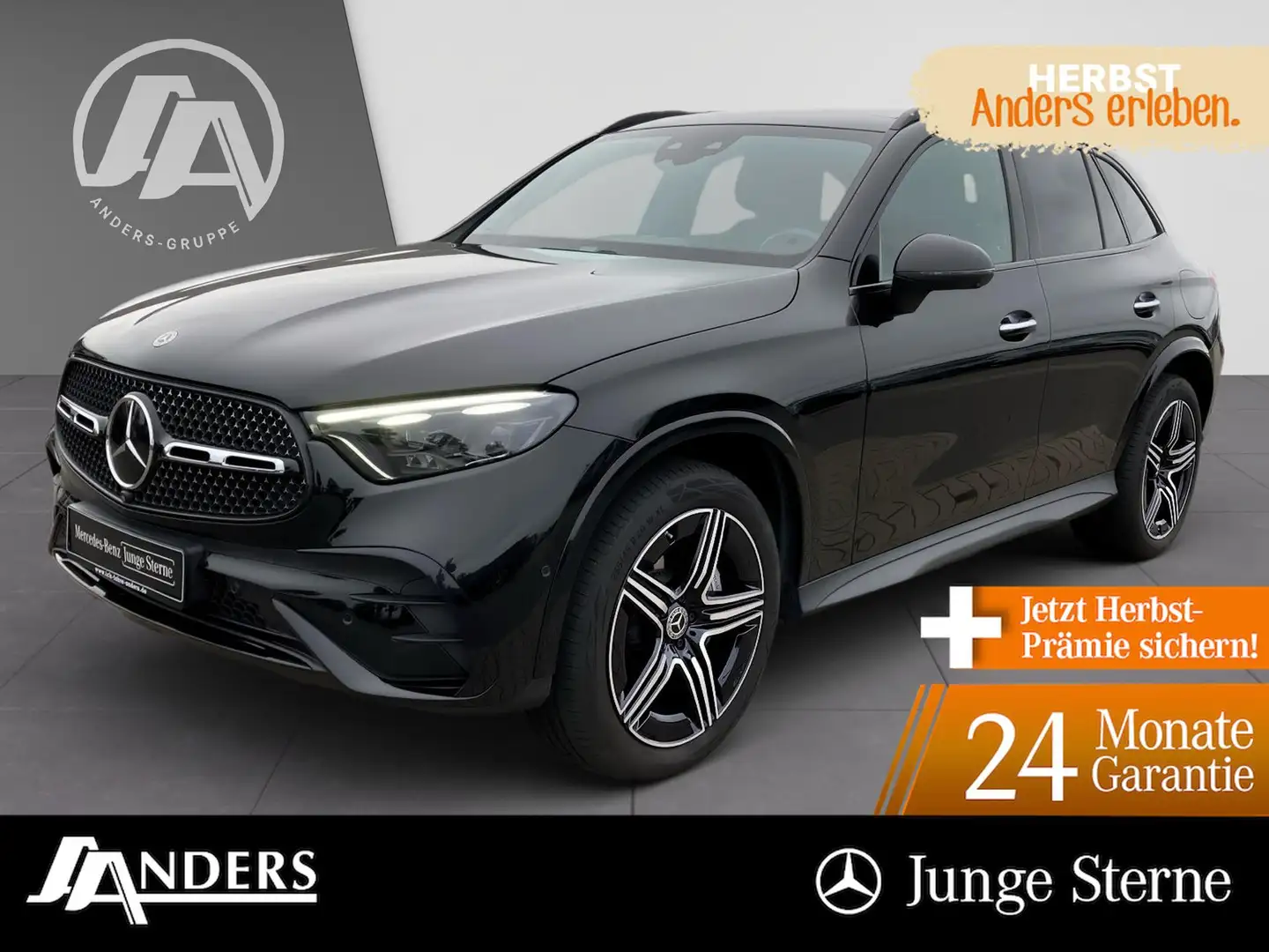 Mercedes-Benz GLC 300 de 4M AMG PREMIUM+Distr+Burm+Pano+360° Schwarz - 1