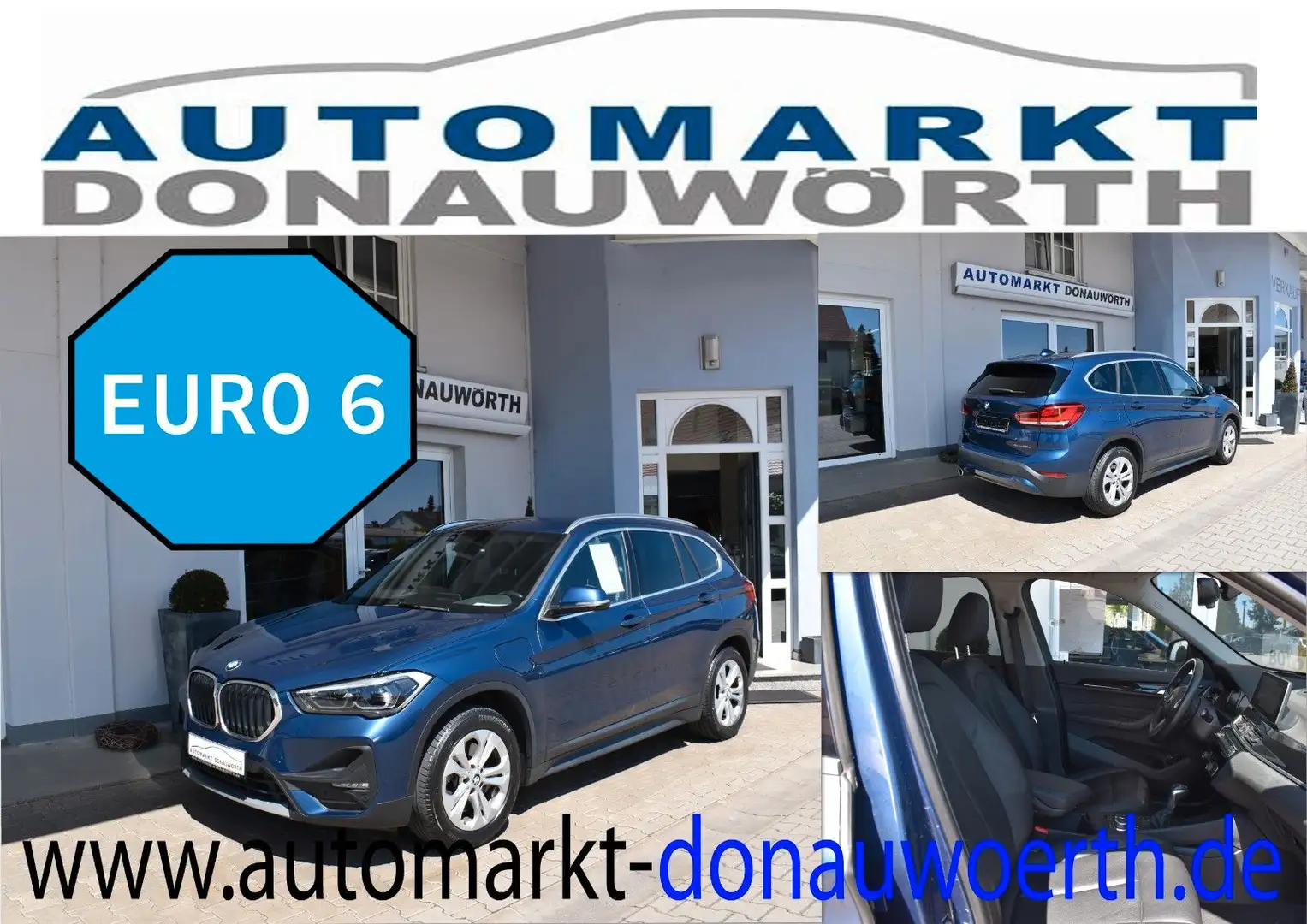 BMW X1 xDrive25e Advantage Navi HUD Keyless Leder Blauw - 1