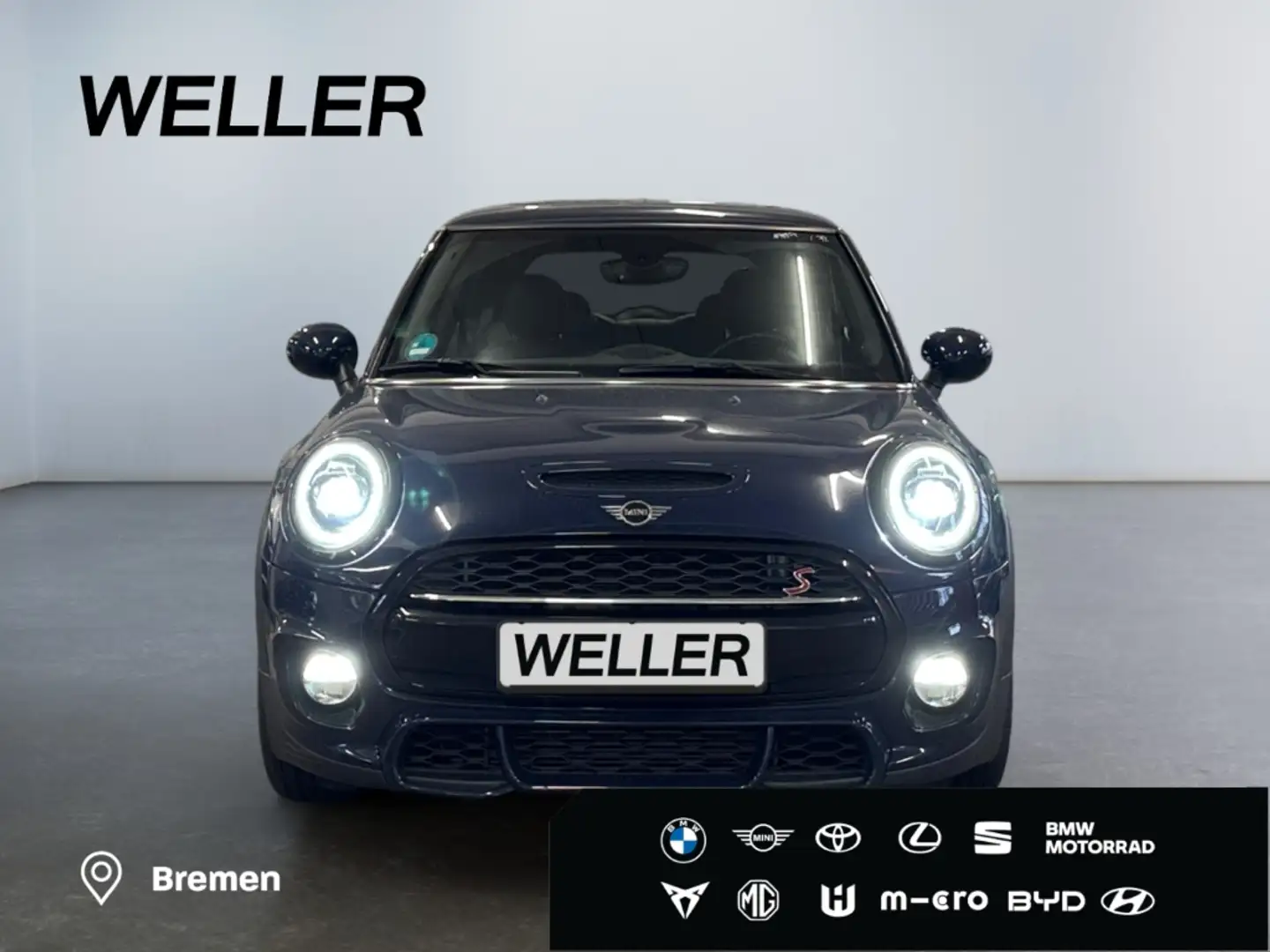 MINI Cooper S *JCW Trim*LED*18''*Leder*Pano*HiFi*SHZ* Blau - 2