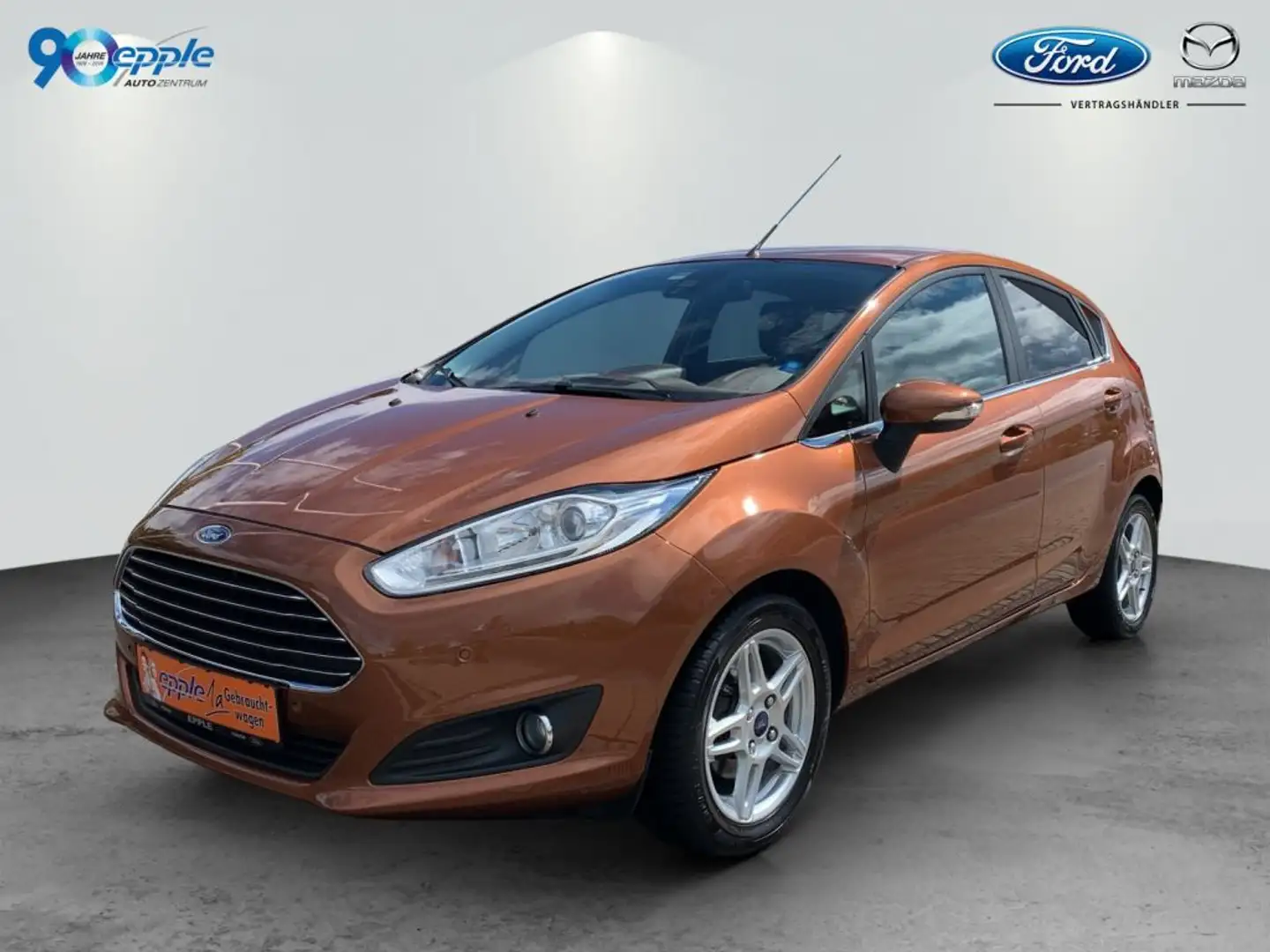 Ford Fiesta 1.0 EcoBoost Start-Stop Titanium Braun - 1
