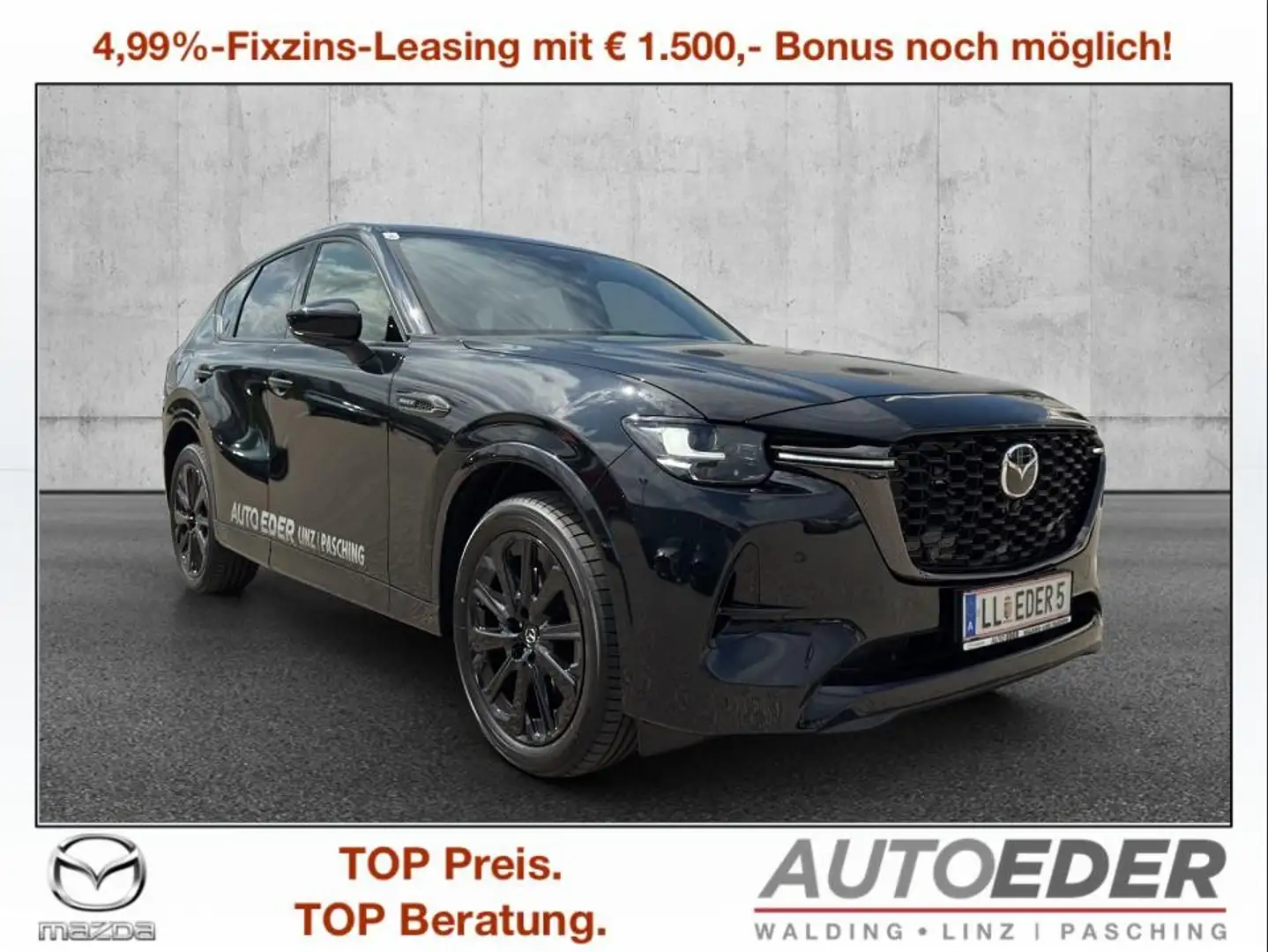 Mazda CX-60 2.5L e-SKYACTIV PHEV AWD HOMURA PLUS Aut. Negru - 1