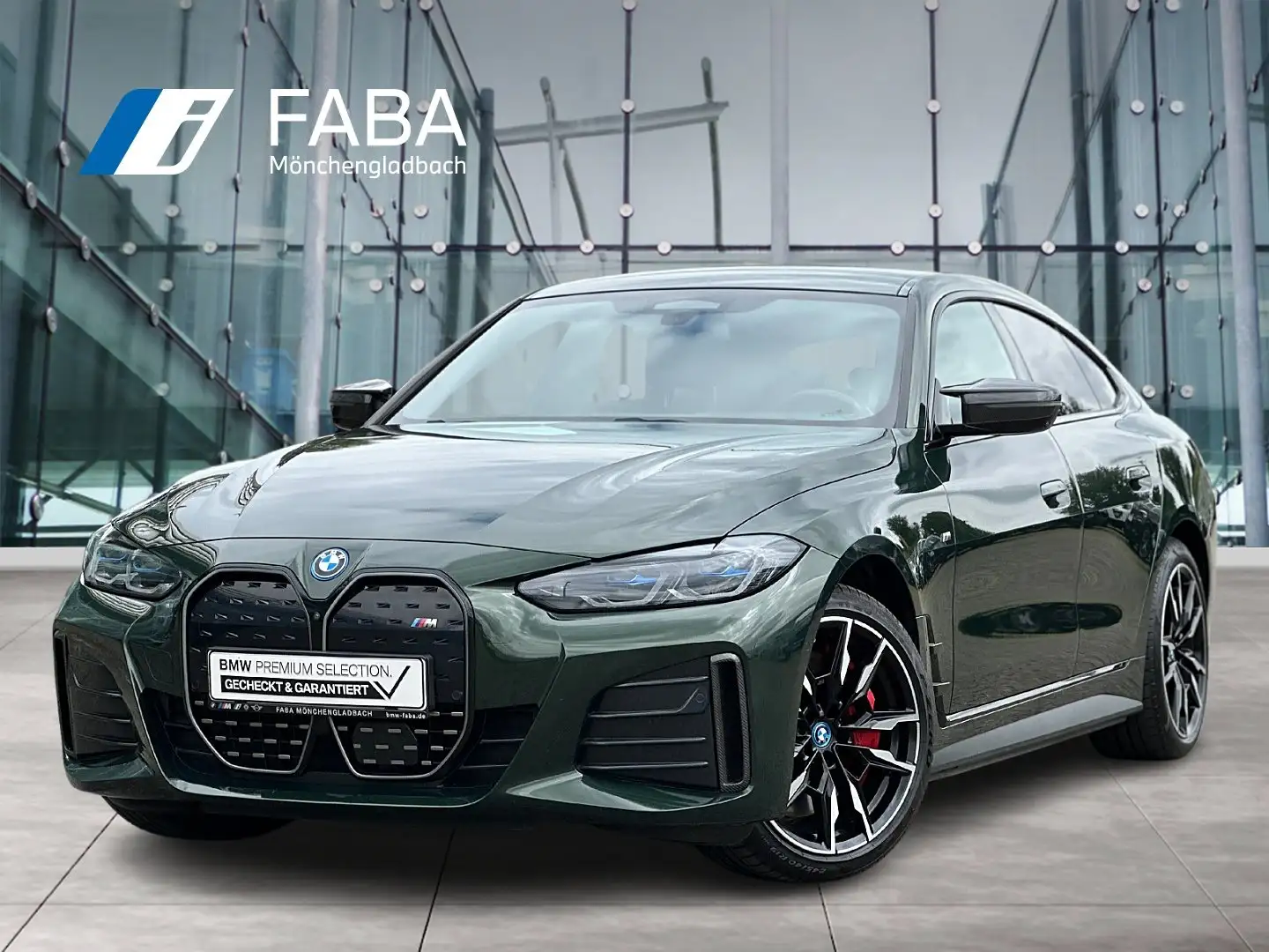 BMW i4 M50 Gran Coupé HK HiFi DAB LED RFK Klimaaut. Green - 1