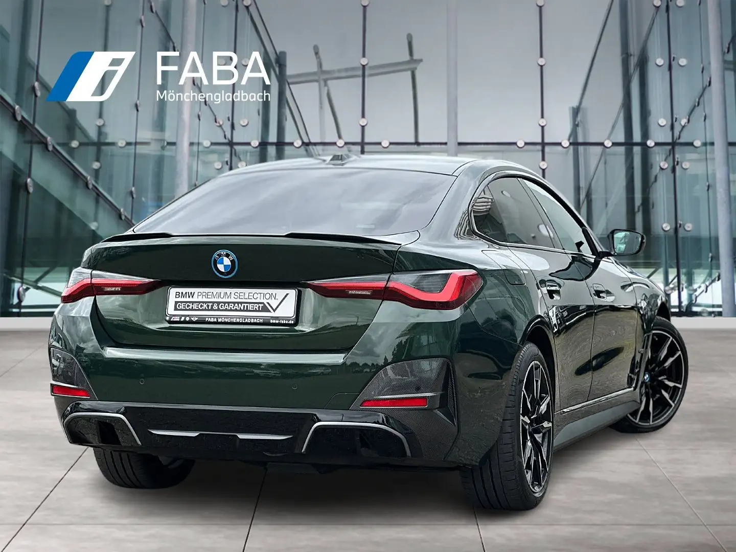 BMW i4 M50 Gran Coupé HK HiFi DAB LED RFK Klimaaut. Green - 2