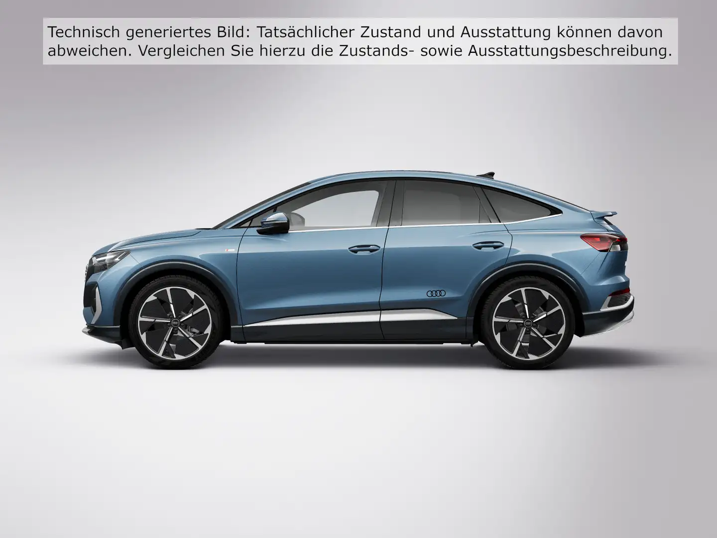 Audi Q4 e-tron sportback 50 S Line *Matrix*NaviPro*Pa Blau - 2