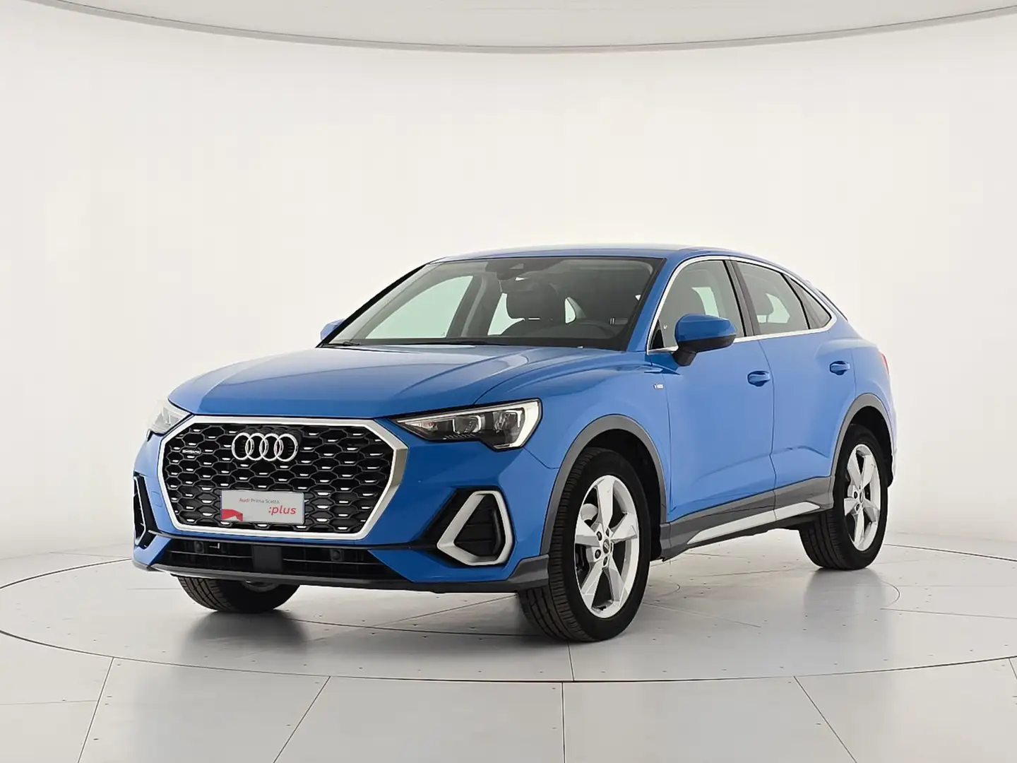 Audi Q3 sportback 35 2.0 tdi s line edition quattro s-tron Blau - 1