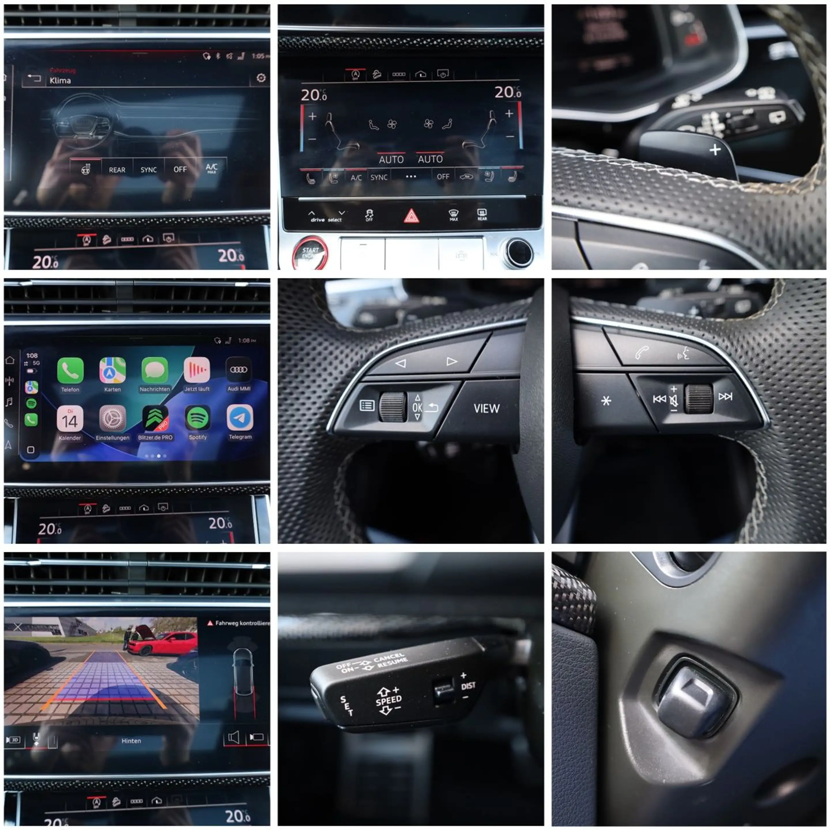 Audi SQ8 TFSI quattro/360*/PANO/4xSHZ/B&O/AIR/AHK/R22 — photo 12