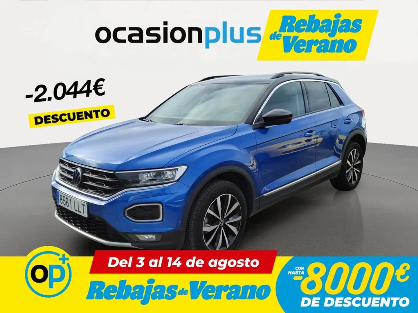 Volkswagen T-Roc 1.5 TSI Advance Style Azul - 1