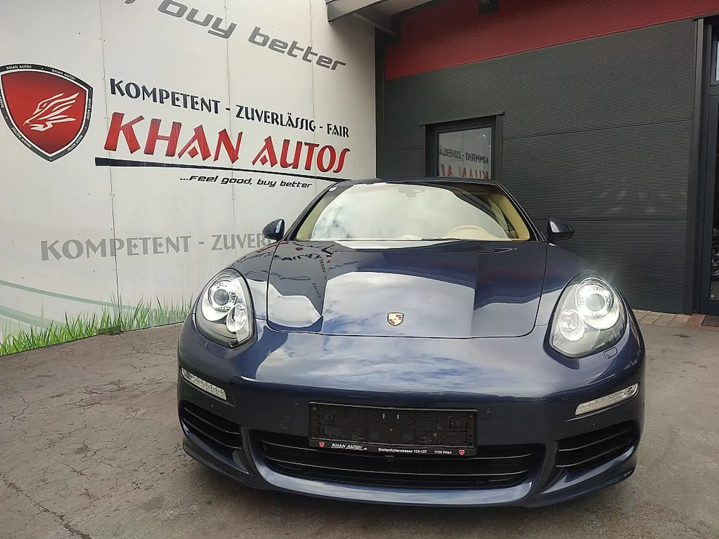 Porsche Panamera 3,0 Diesel Aut. *Schiebedach*Leder*Navi*Bose* Blau - 2