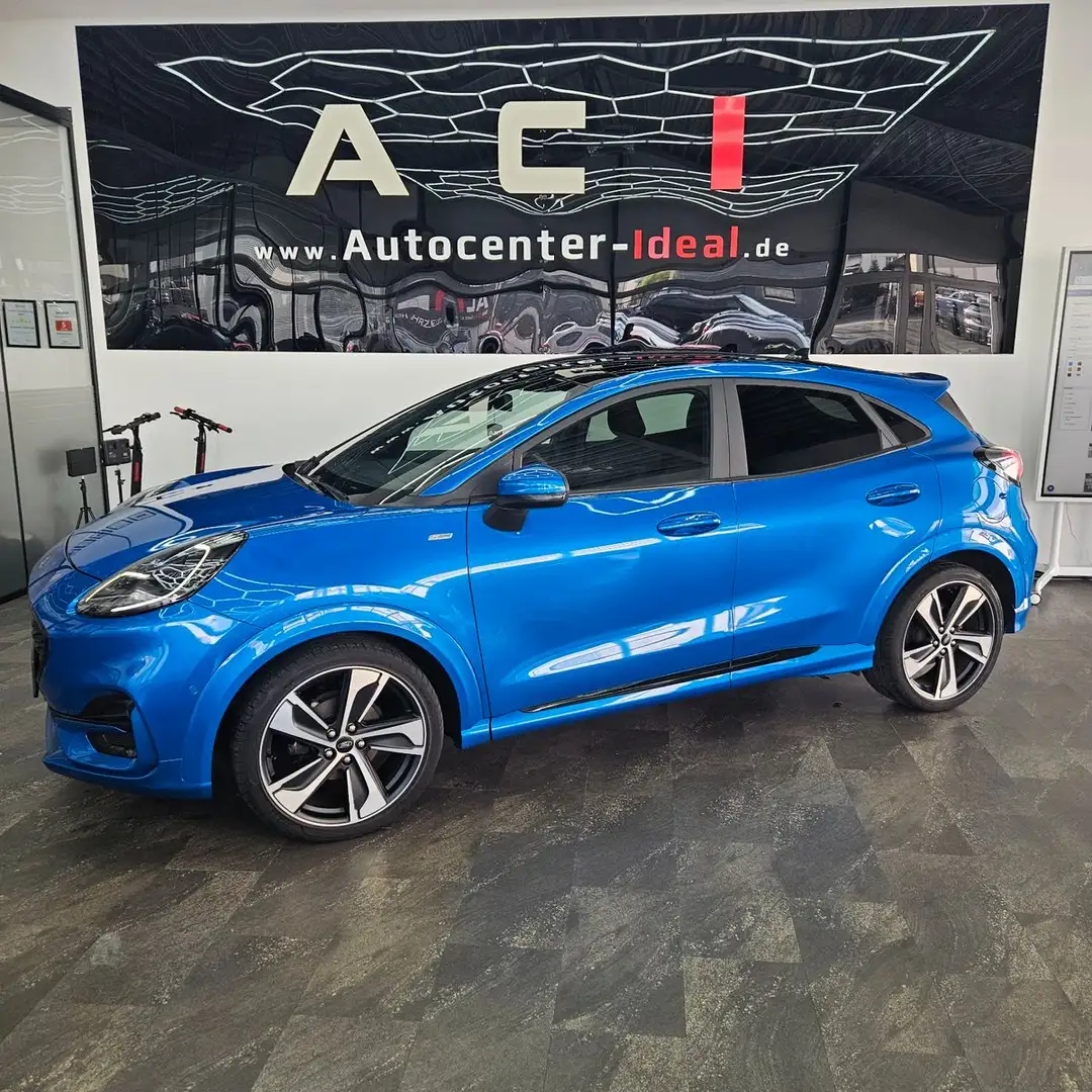 Ford Puma ST-Line X,PanoD.,LED, Kamera, ACC, SHA, VZE Blau - 2