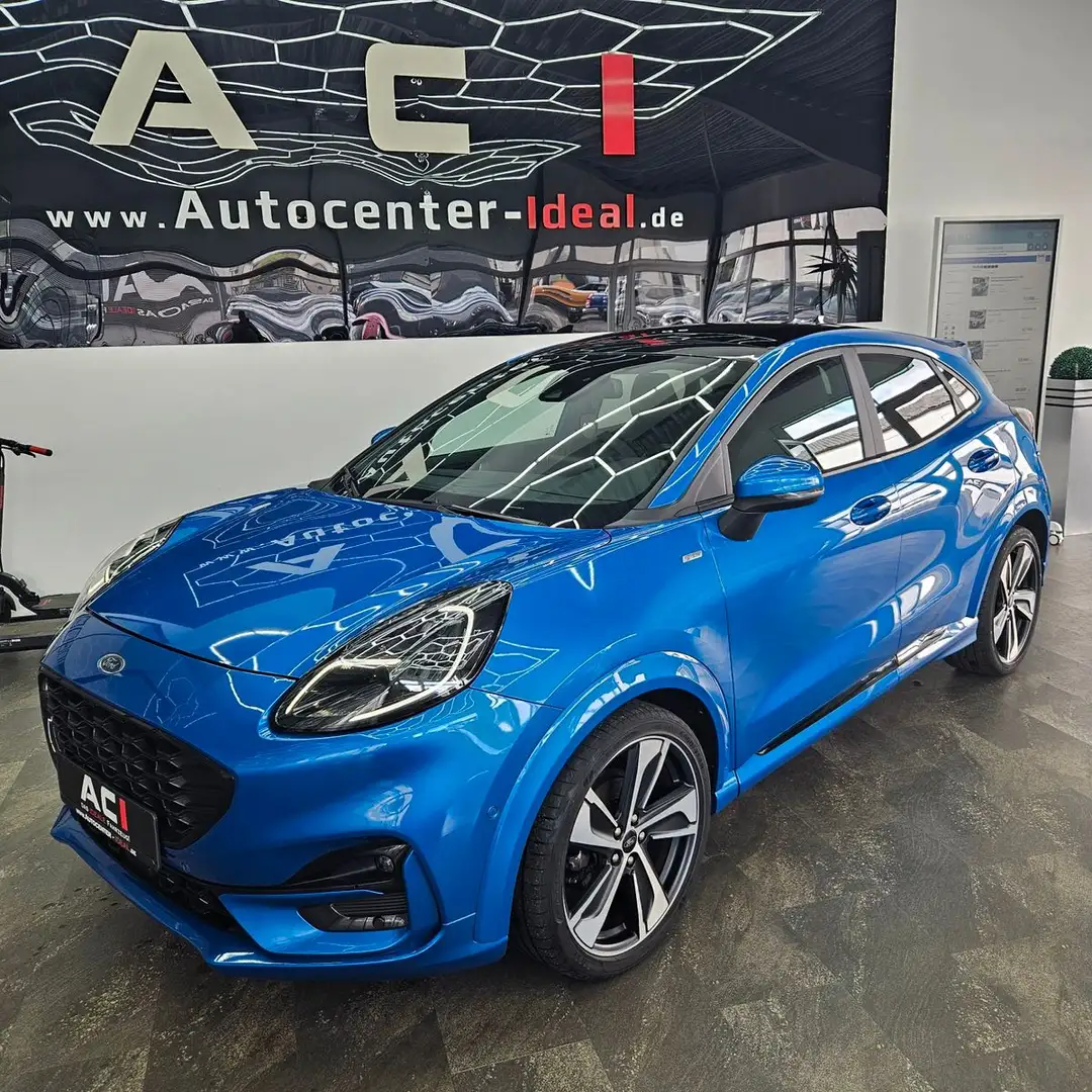 Ford Puma ST-Line X,PanoD.,LED, Kamera, ACC, SHA, VZE Blau - 1