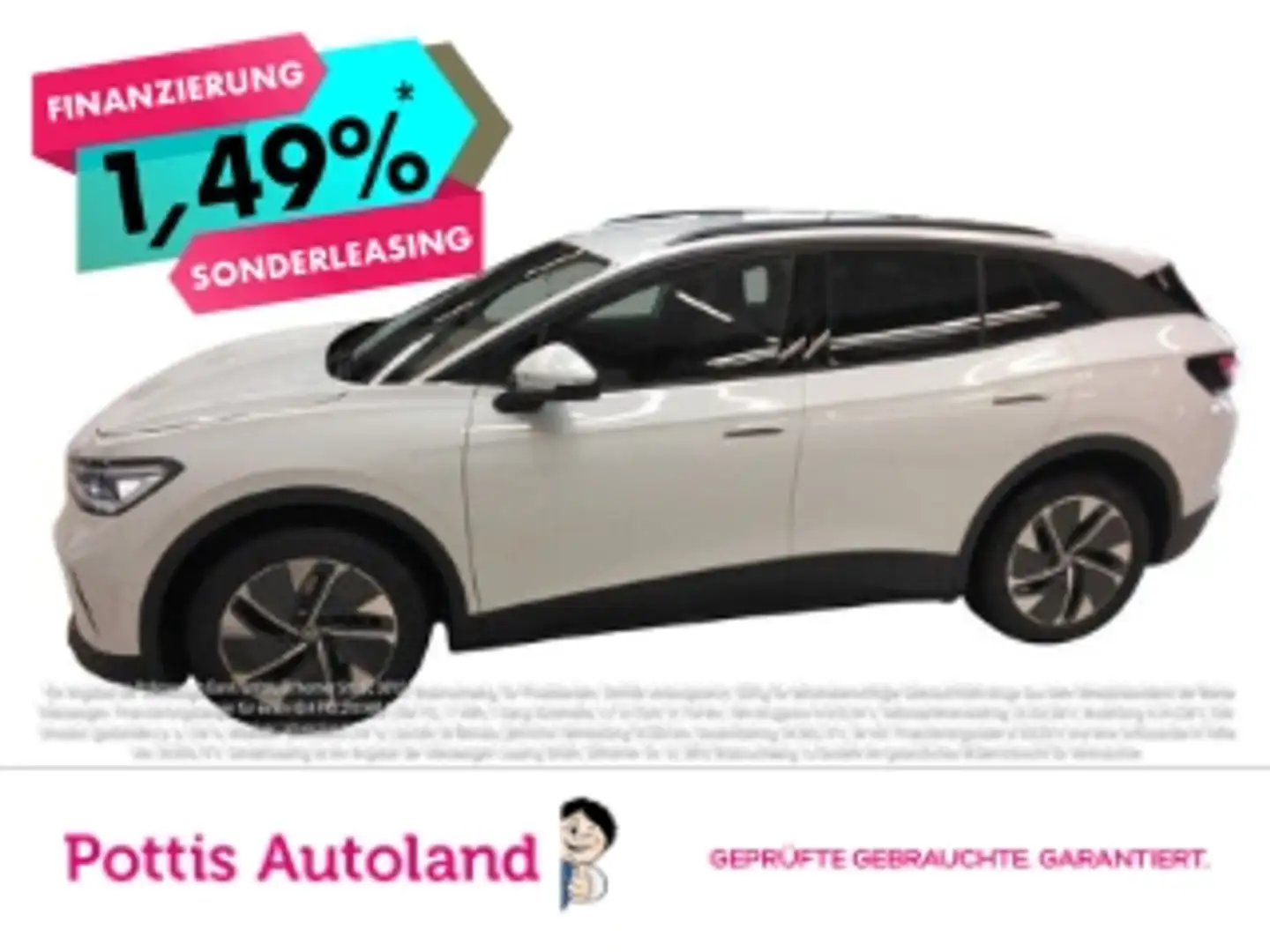 Volkswagen ID.4 PURE PERFORMANCE NAVI IQ.LIGHT PDC SITZHZG Blanc - 1