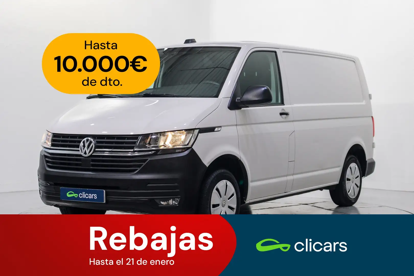 Volkswagen Transporter Furgón 2.0TDI BMT 81kW Weiß - 1