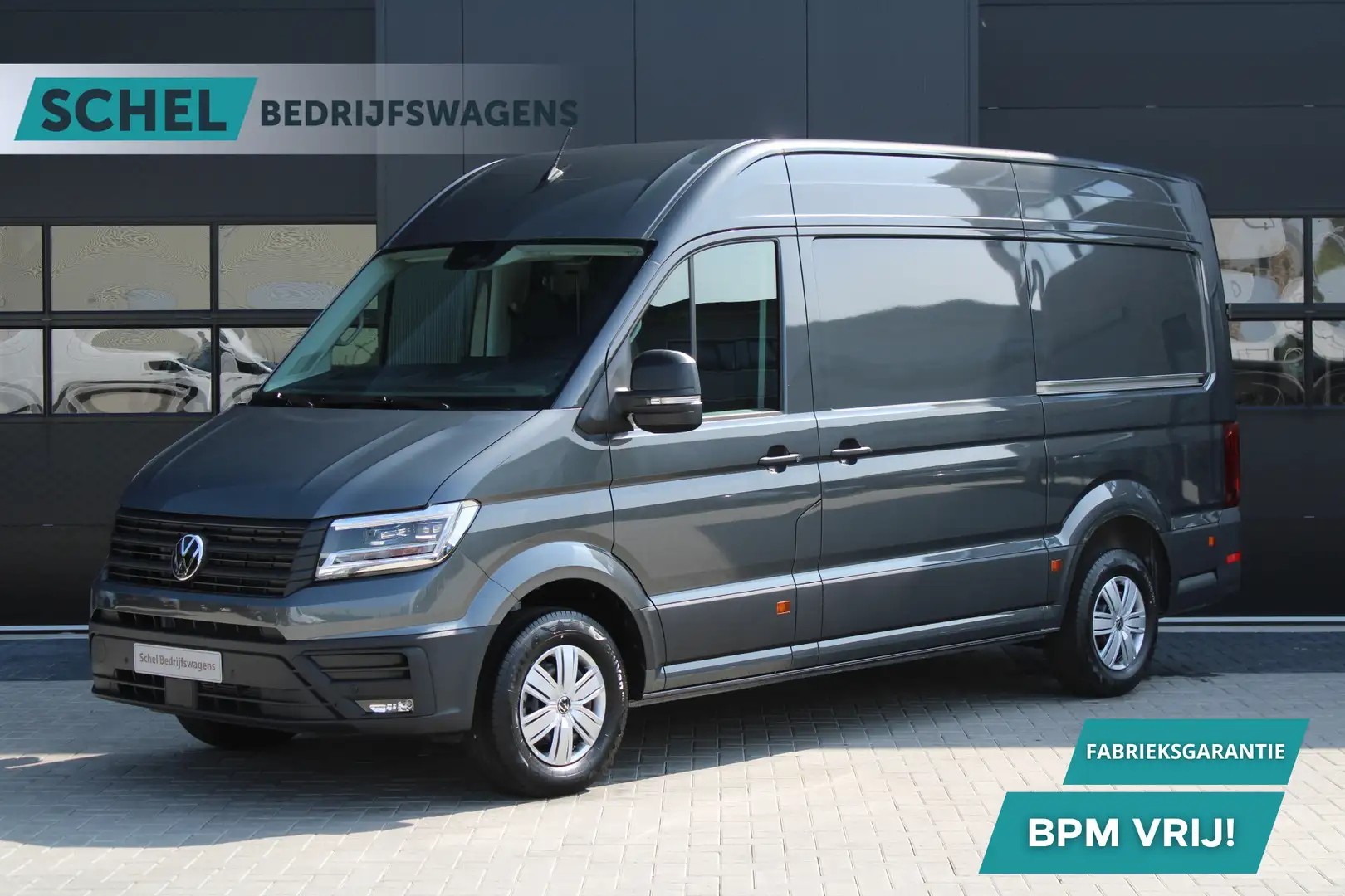 Volkswagen Crafter 35 2.0 TDI L3H3 177pk - Facelift - 2x Schuifdeur - Grijs - 1