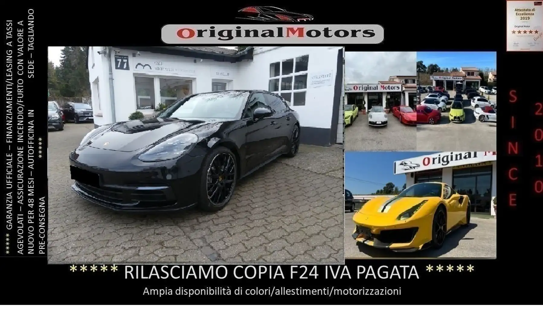Porsche Panamera Sport Turismo 2.9 4 auto 2.HD Nero - 1