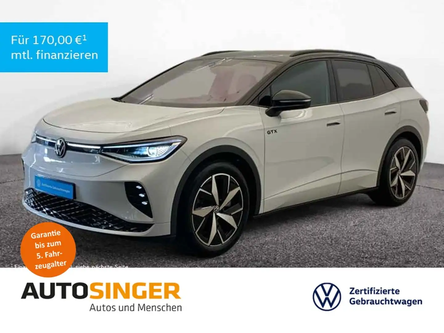 Volkswagen ID.4 GTX 4M *WÄRME*AHK*NAVI*ACC*SHZ*PDC* Weiß - 1