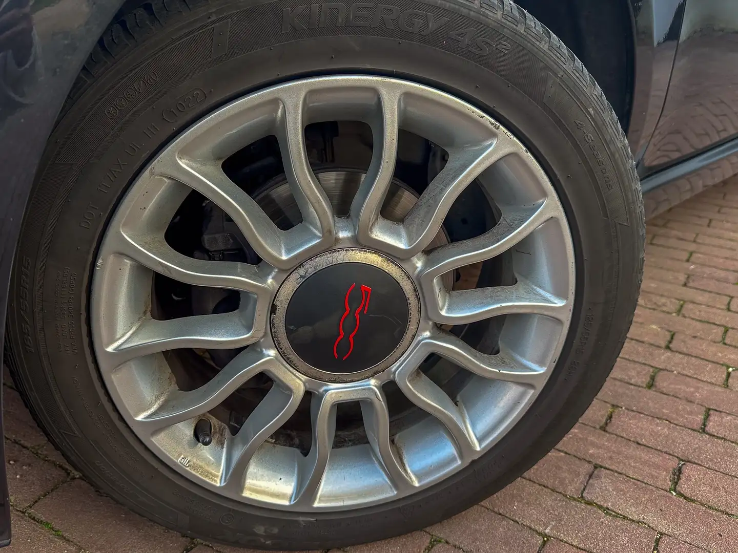 Fiat 500 500 1.2 Lounge Zwart - 2