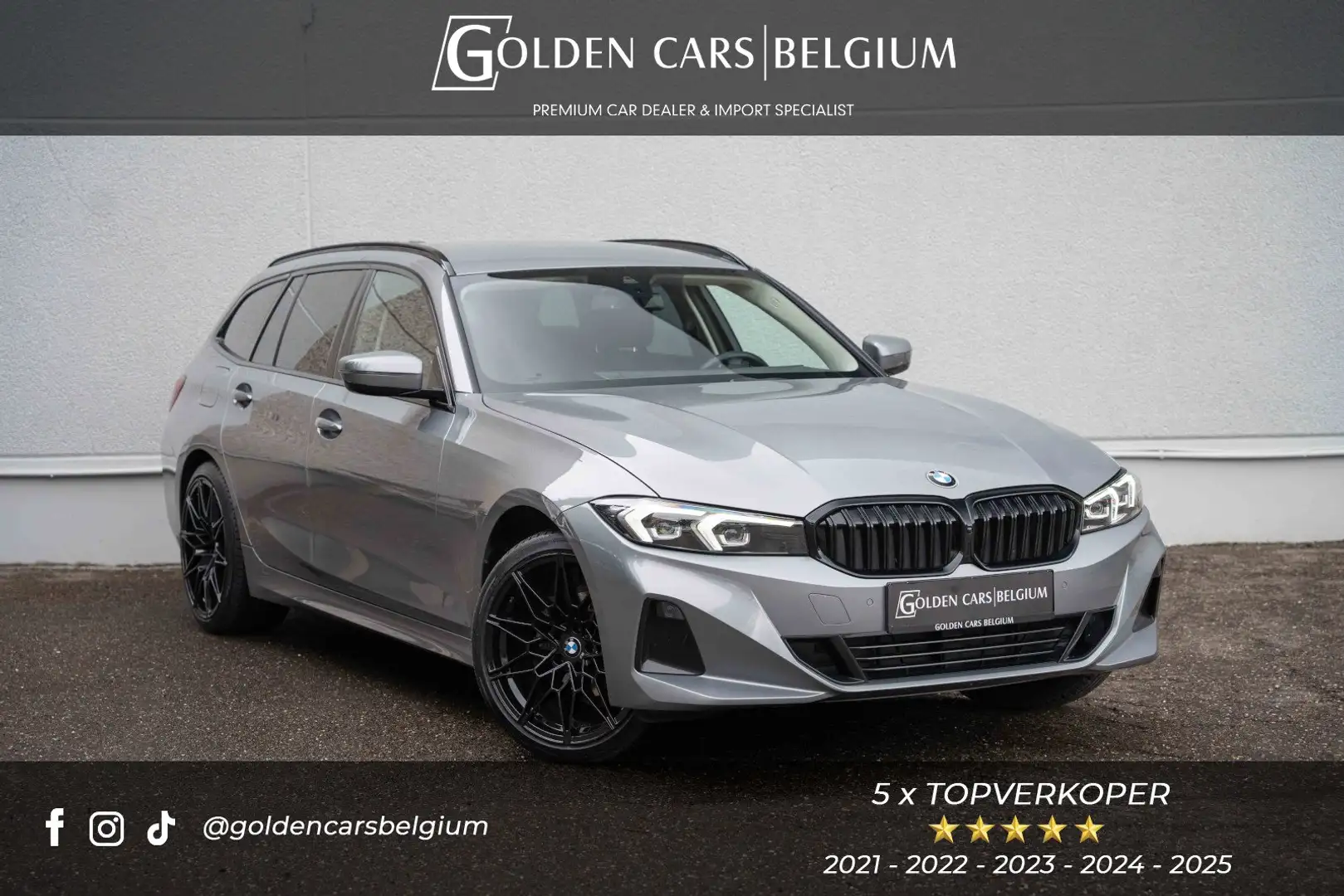 BMW 318 i TOURING LED/WIDESCREEN/19"/DAB/CARPLAY/ZETELVERW Gris - 1