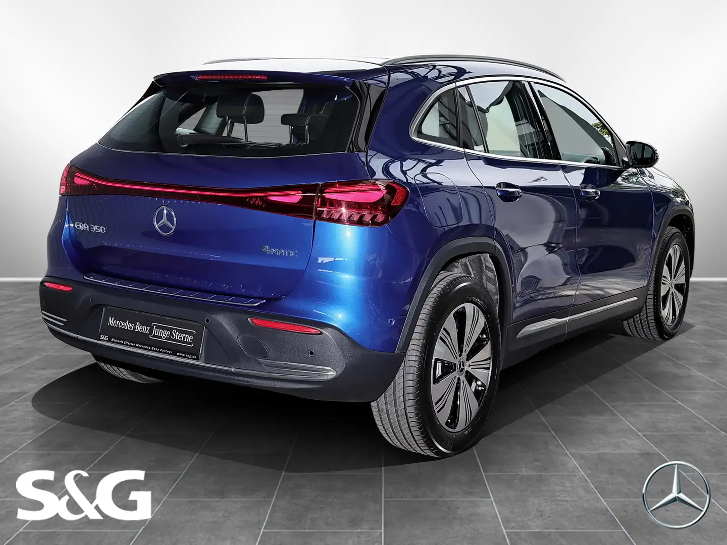 Mercedes-Benz EQA 4M PANORAMA+TOTWINKEL+KAMERA+DISTRONIC Bleu - 2