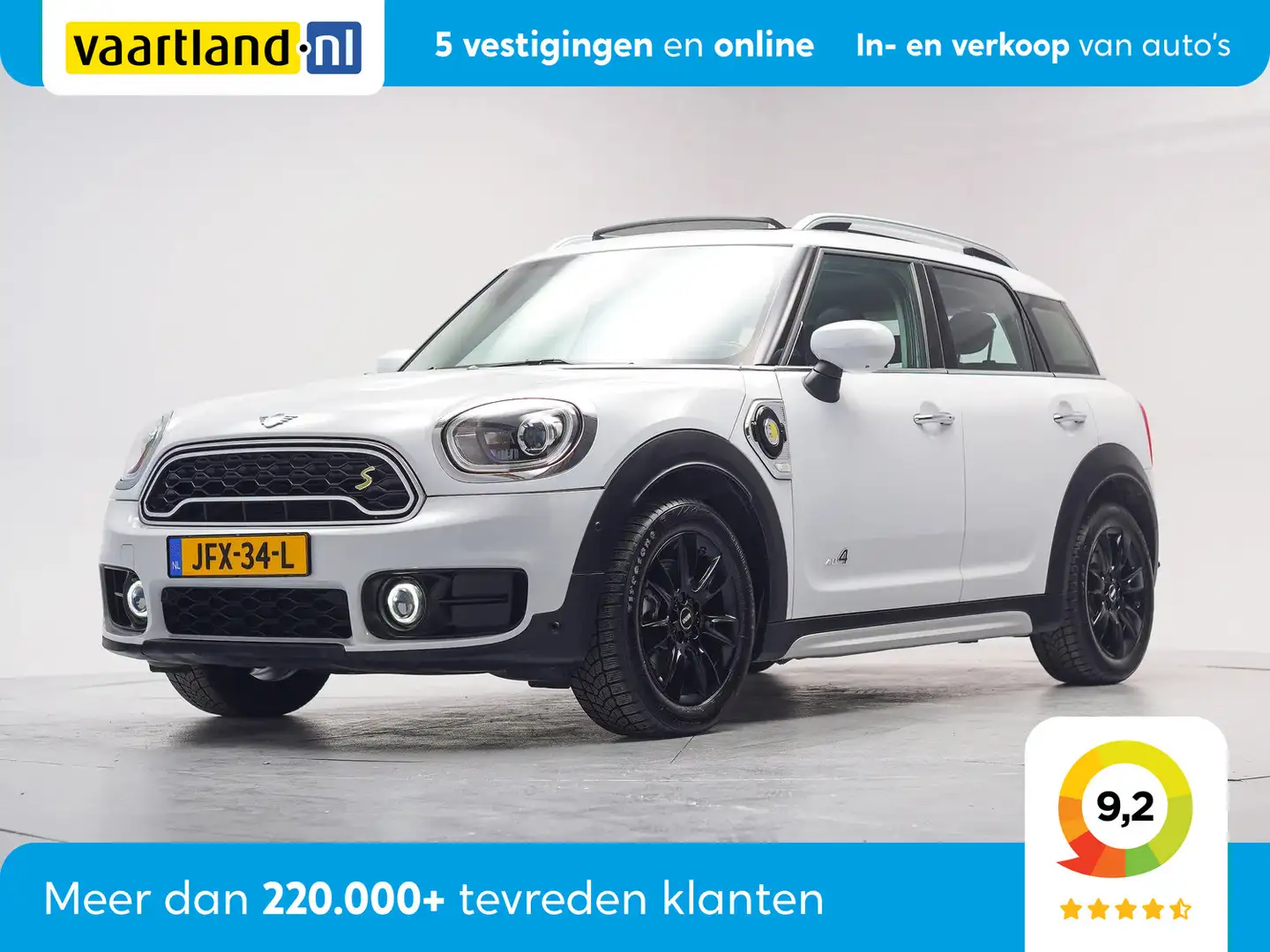 MINI Cooper SE Countryman 1.5 ALL4 [ Panorama LED Navi PDC v+a ] Gris - 1