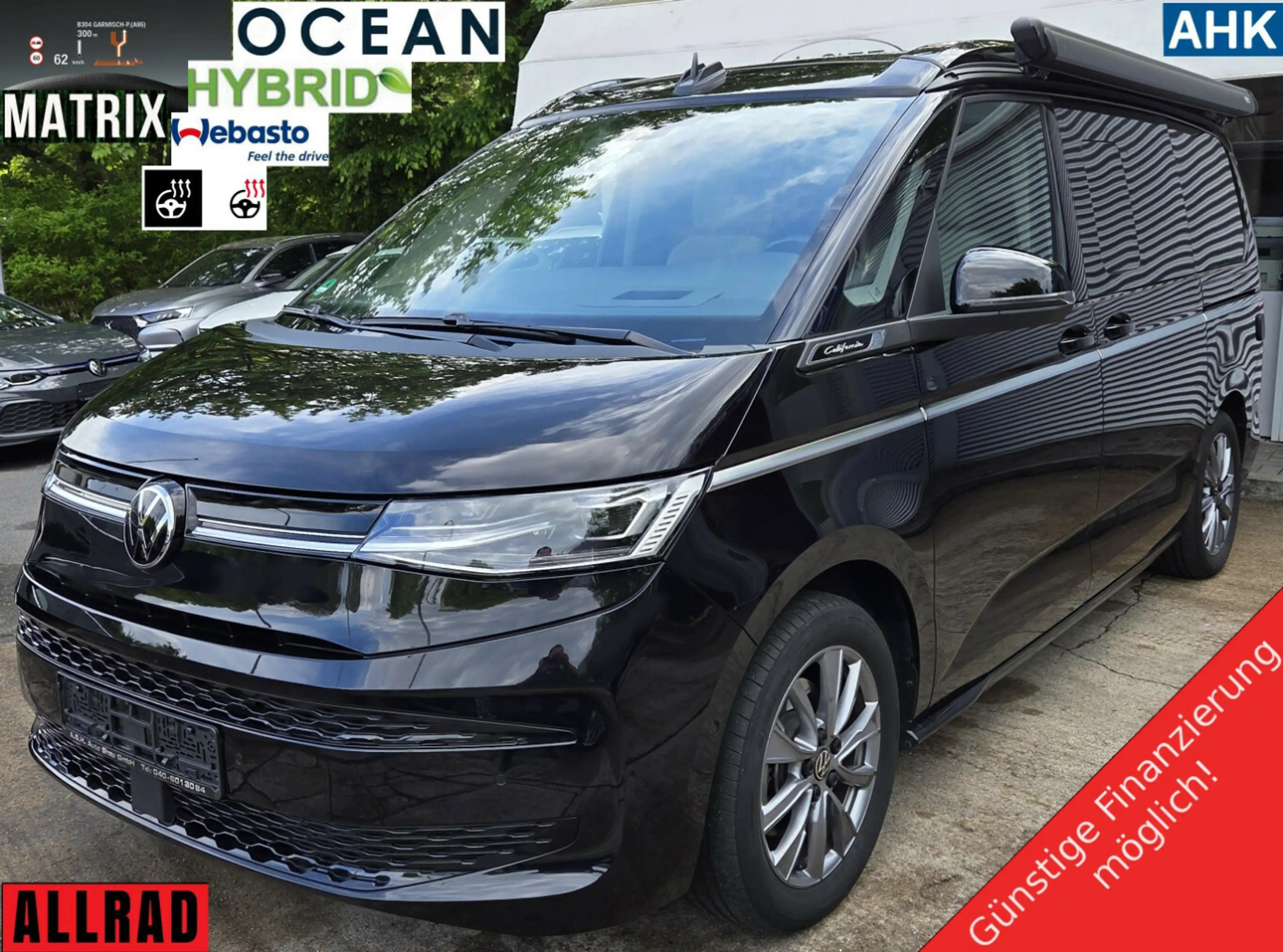 Volkswagen T7 California Ocean Hybrid Allrad Max.- Vollasst.
