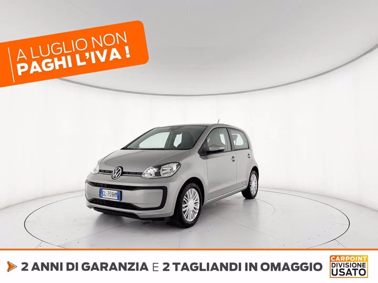 Volkswagen up! 3p 1.0 evo move  65cv Grigio - 1