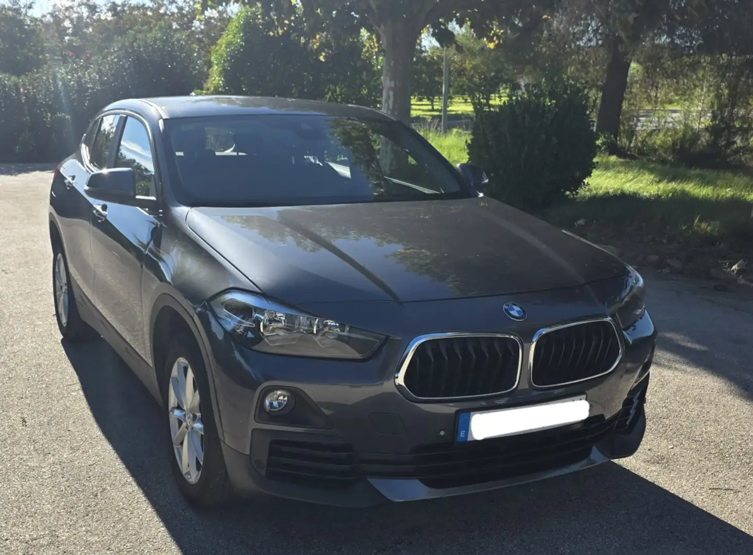 BMW X2 sDrive 18dA Gris - 2
