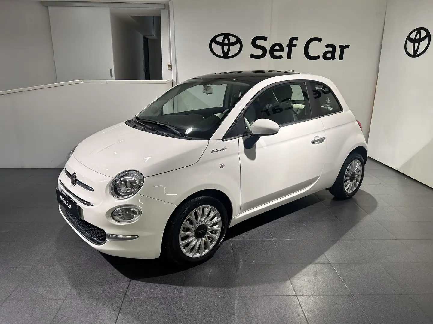 Fiat 500 500 1.0 Hybrid Dolcevita Blanc - 1