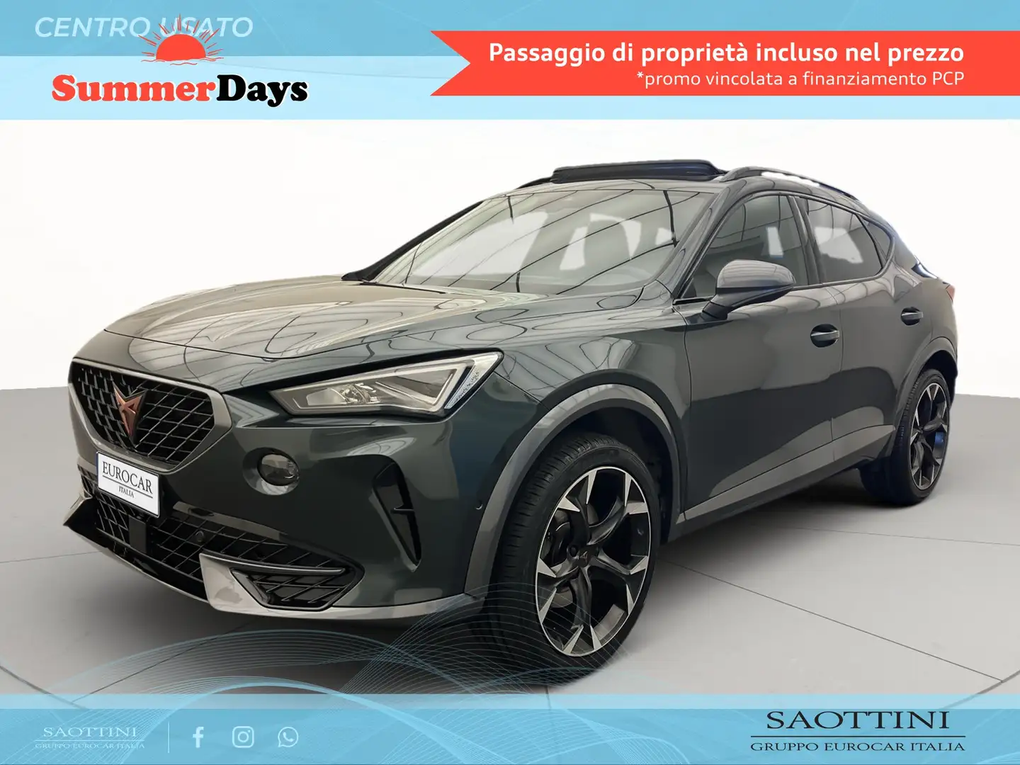 CUPRA Formentor 1.5 TSI 150 CV DSG - TETTO - Grün - 1