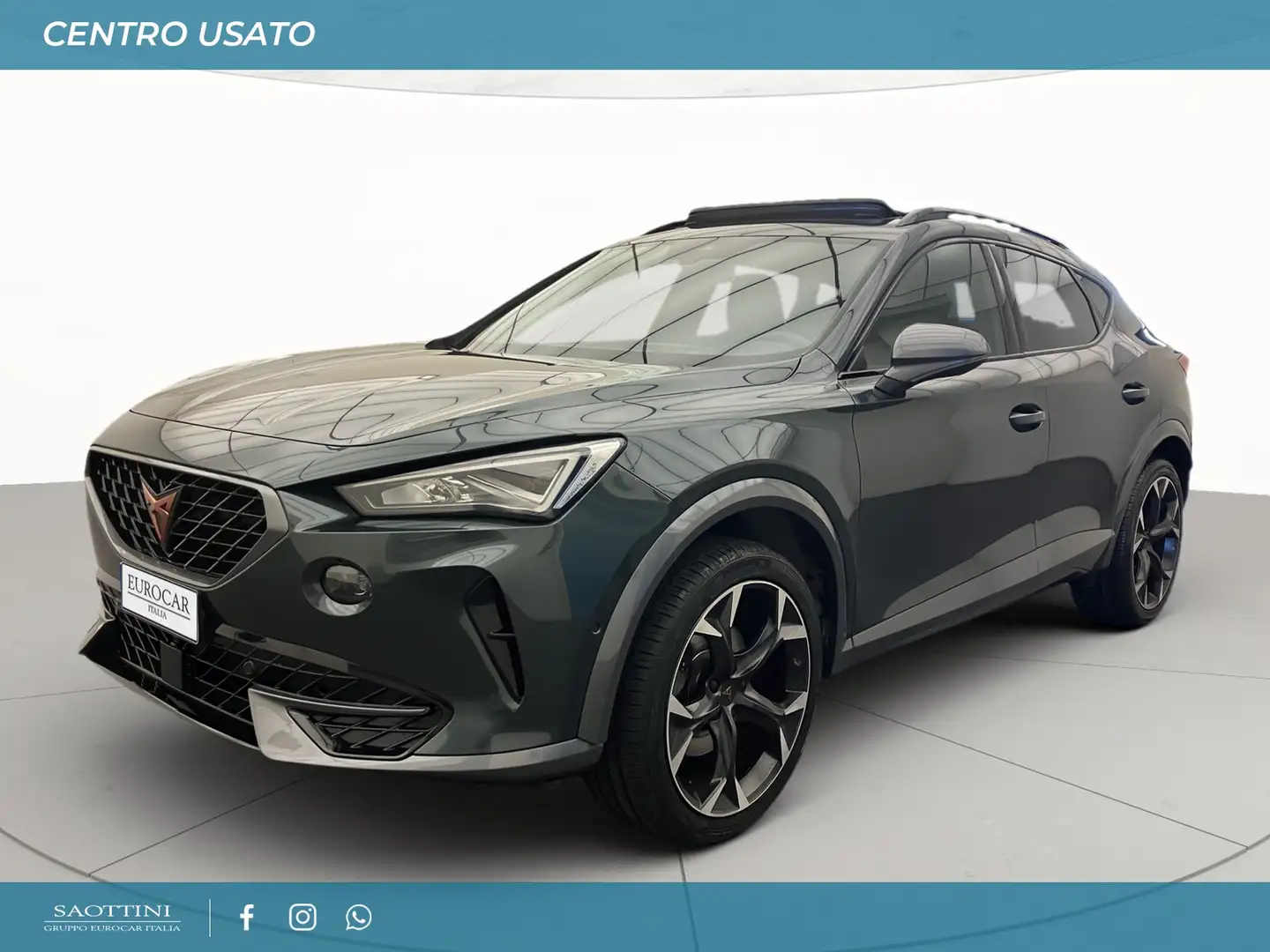 CUPRA Formentor 1.5 TSI 150 CV DSG - TETTO - Verde - 1