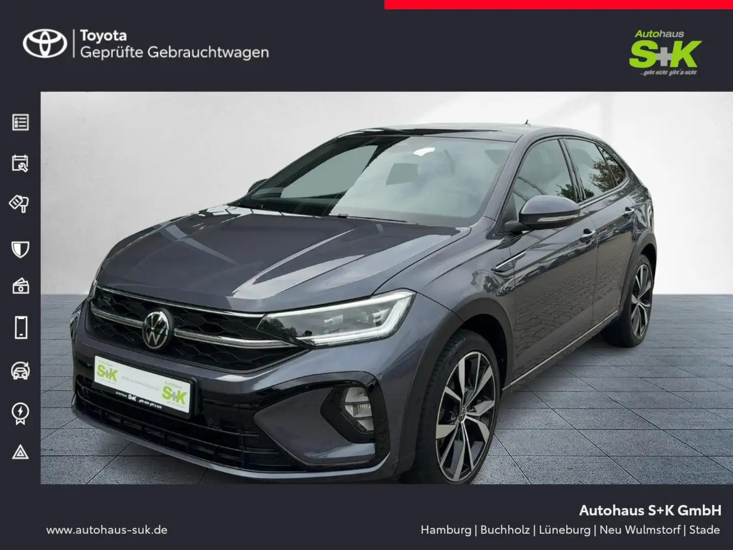 Volkswagen Taigo R-Line *Carplay *Pano*EPH*Sitzheizung* Grau - 1