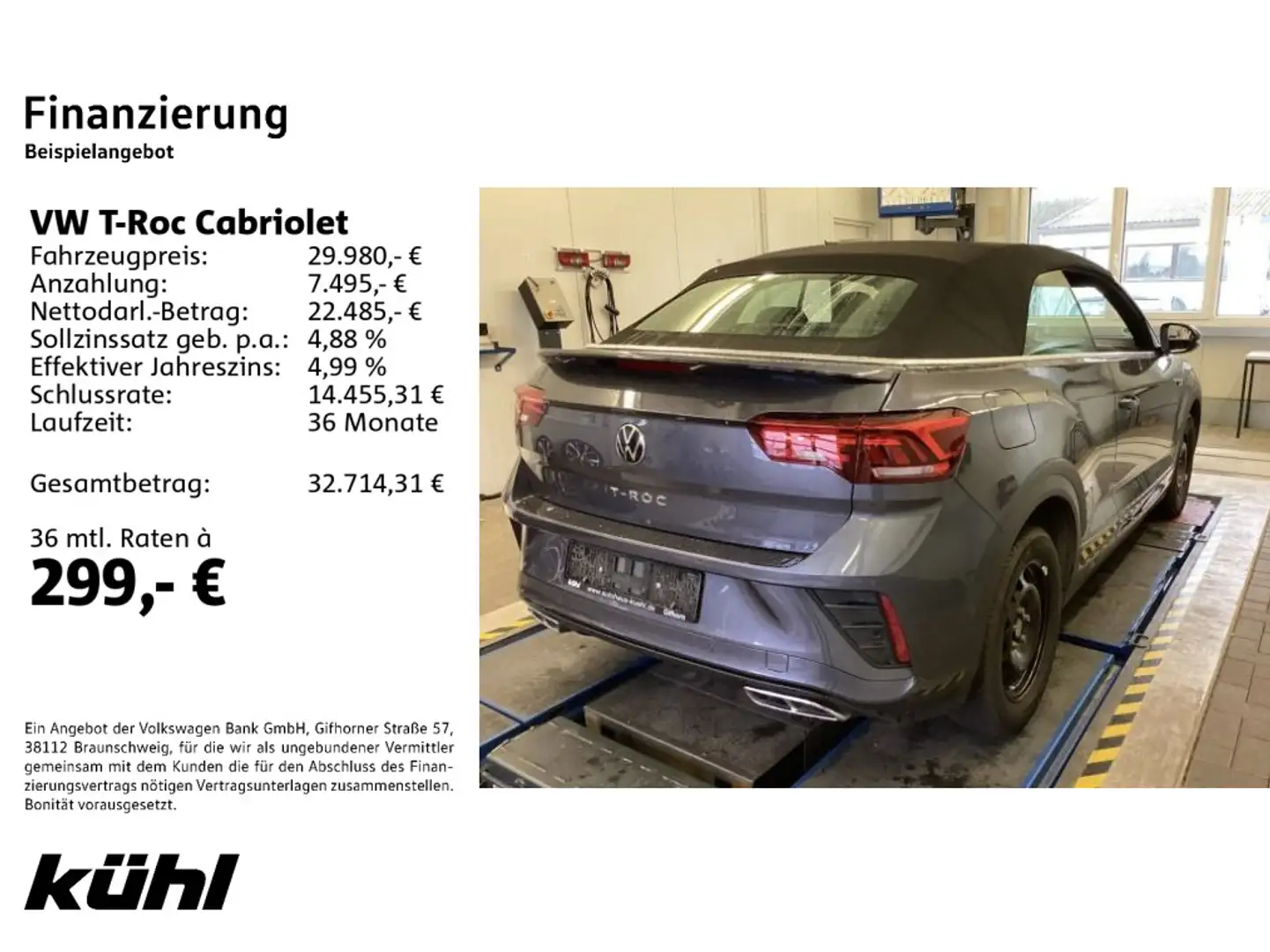 Volkswagen T-Roc 1.5 TSI DSG R-Line LED+/ACC/Kame Grau - 2