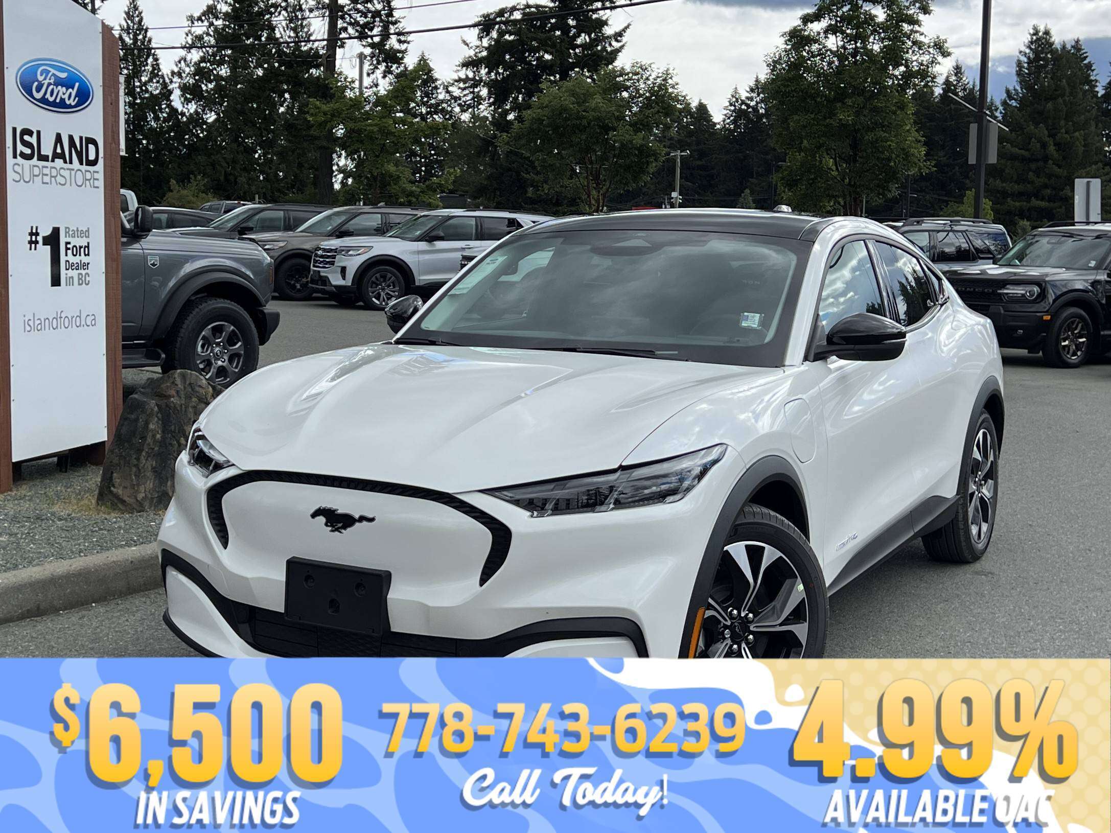 White 2026 Ford Mustang Mach-E SUV / Crossover All-Wheel Drive 1-Speed Automatic