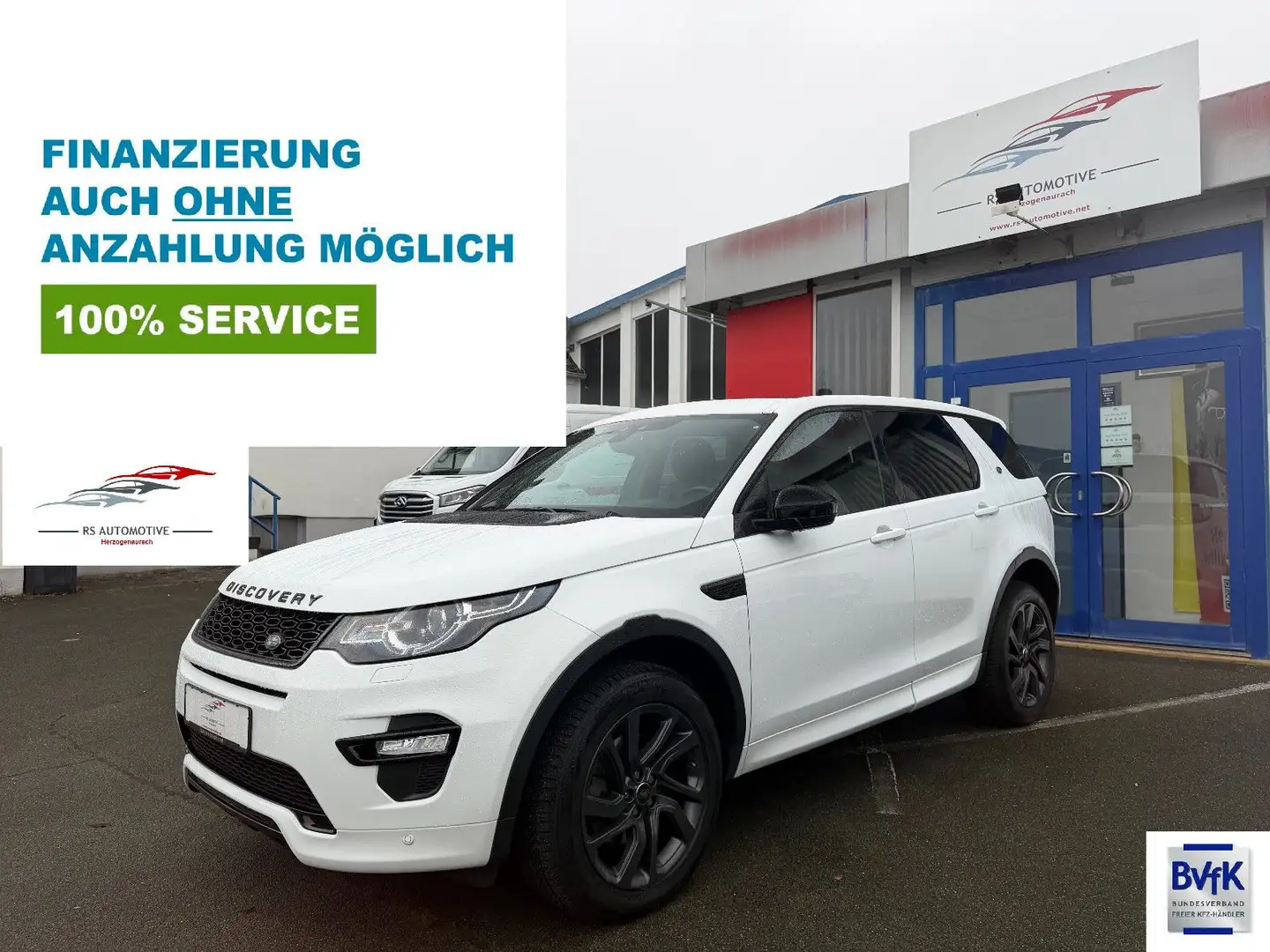 Land Rover Discovery Sport HSE 2.0 Td4 Aut.*Meridian*Leder* Weiß - 1
