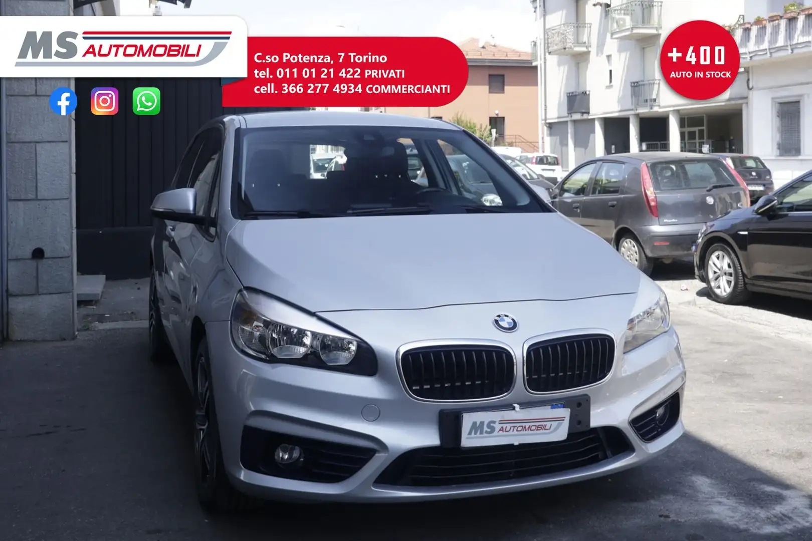 BMW 218 BMW Serie 2 Active Tourer 218d Active Tourer Spor Grigio - 1