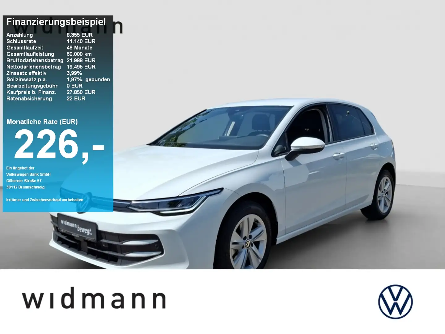Volkswagen Golf Lim. Life 1.5 TSI DSG AHK ACC Wit - 1