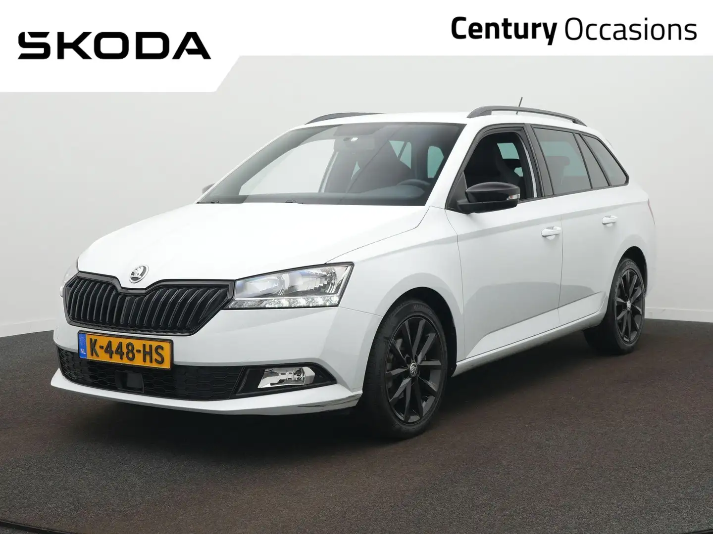 Skoda Fabia Combi 1.0 TSI Sport Business / Cruise / Sensoren / Wit - 1