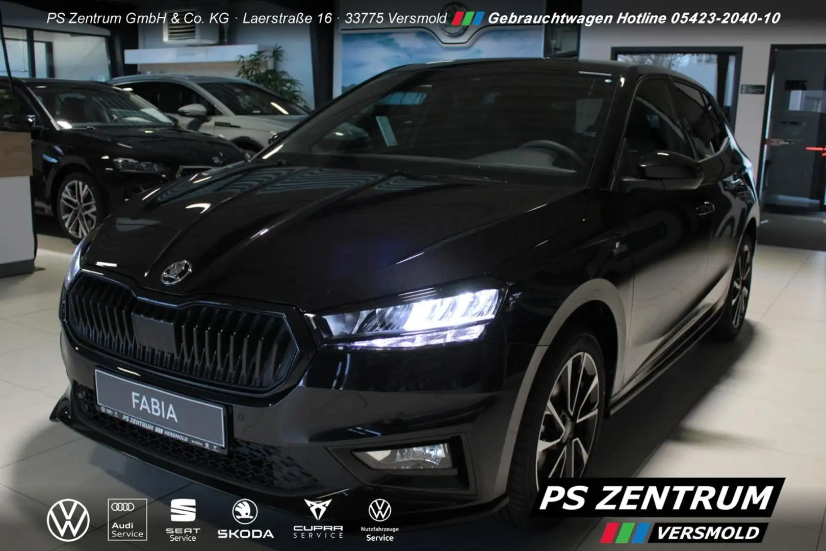 Skoda Fabia 1.0 TSI DSG Monte Carlo LED SITZH PDC RÜCKFK Schwarz - 1