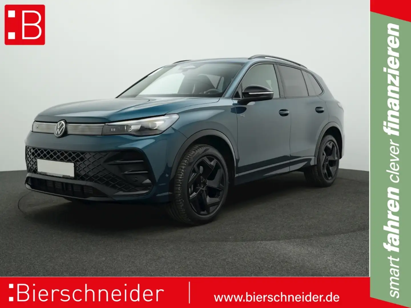 Volkswagen Tiguan 2.0 TDI DSG 4Mo. RLine BLACK-STYLE AHK H&K ALU 19 Blau - 1
