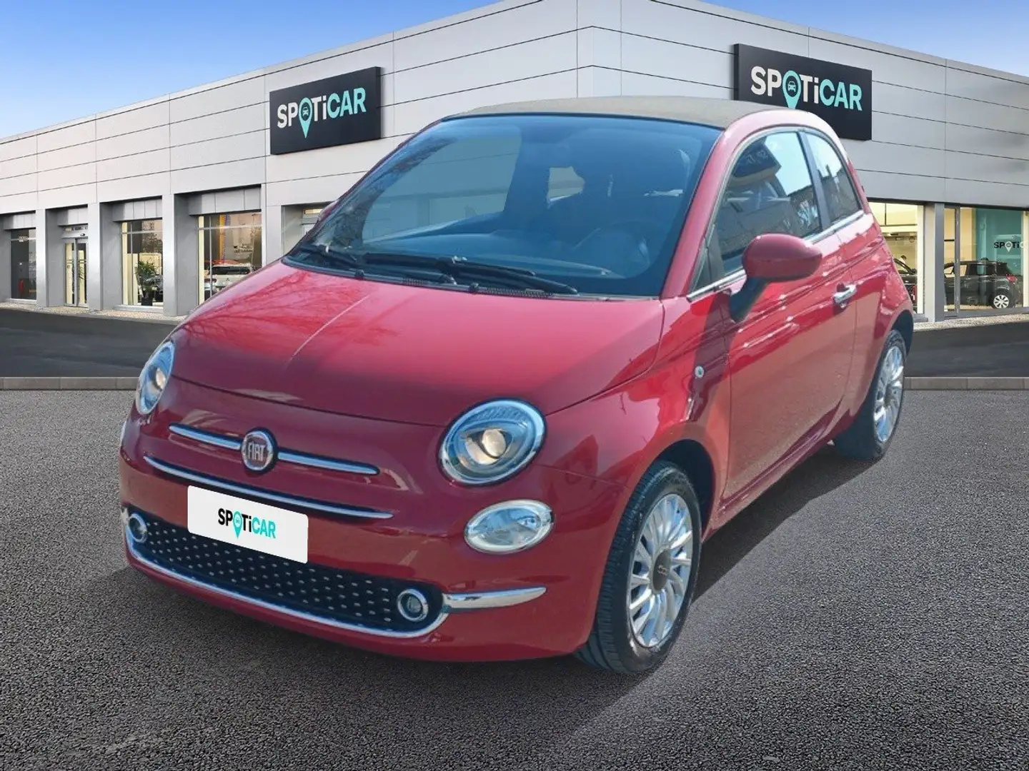 Fiat 500C 1.0 70cv Ibrido Dolcevita Rosso - 1