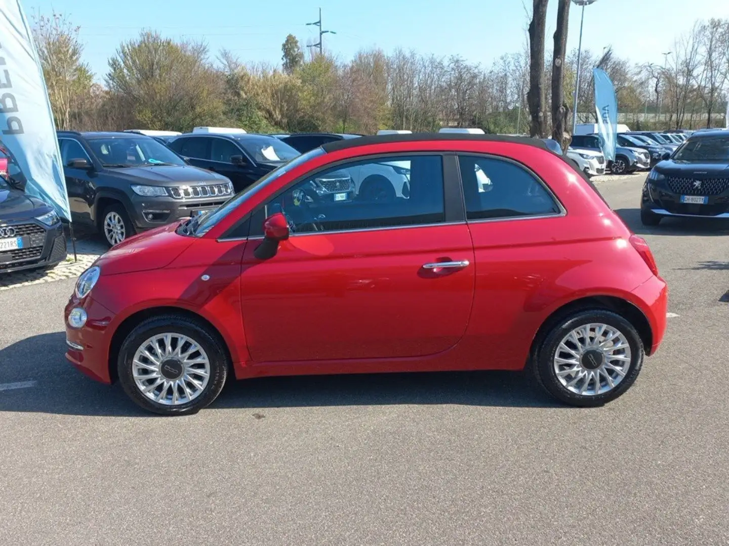 Fiat 500C 1.0 70cv Ibrido Dolcevita Rosso - 2