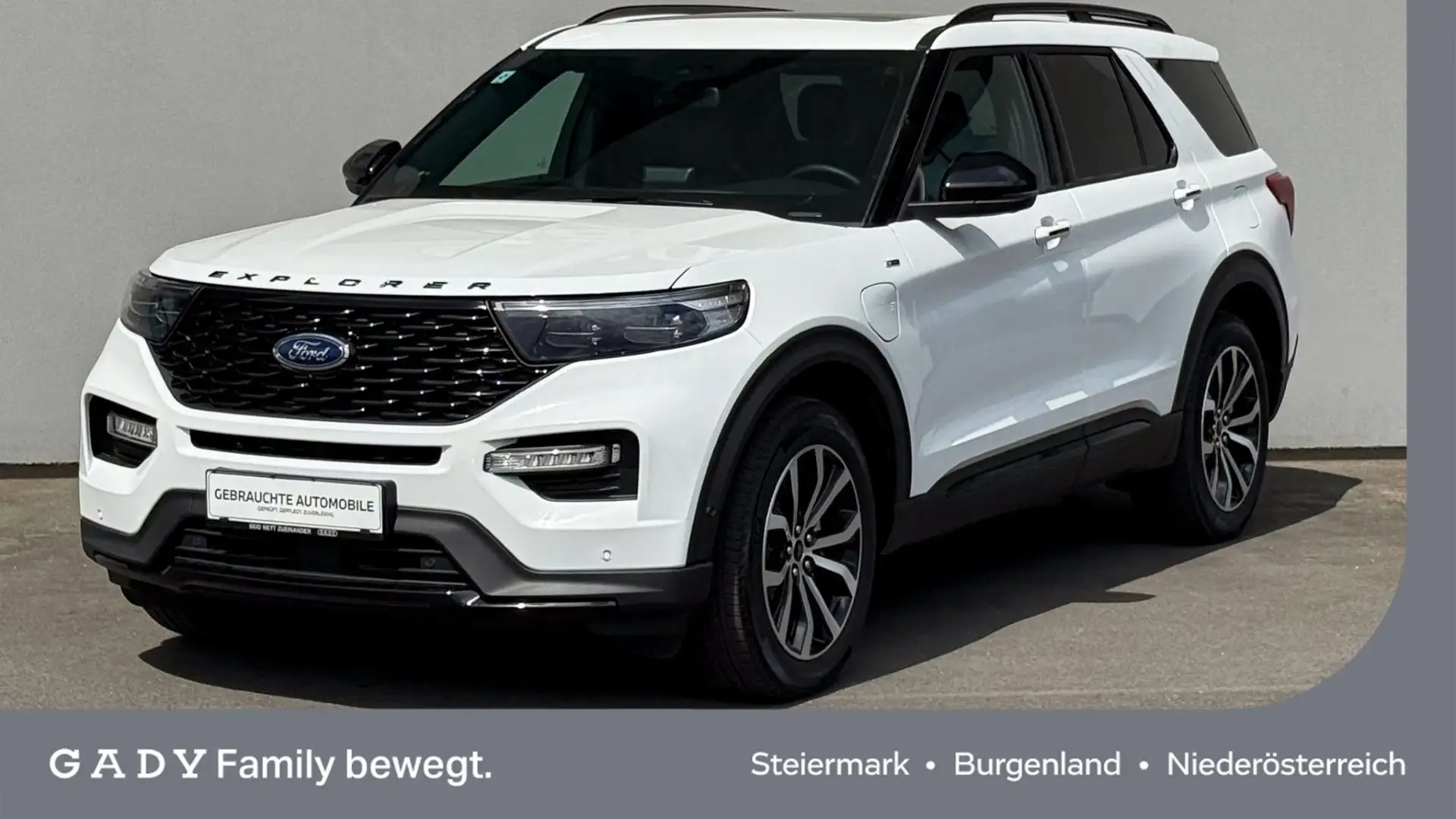 Ford Explorer 3,0 EcoBoost AWD ST-L ST-Line, 7 Sitze Weiß - 1