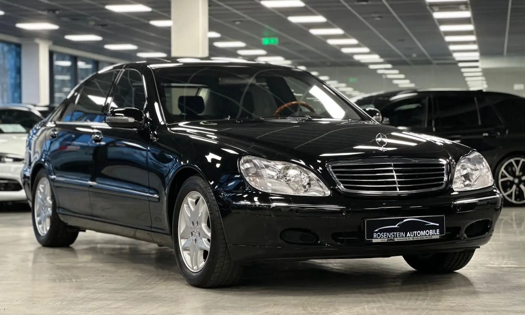 Mercedes-Benz S 500 L 1Hand/Sammlerstück/4600 Original KM Stand Schwarz - 1