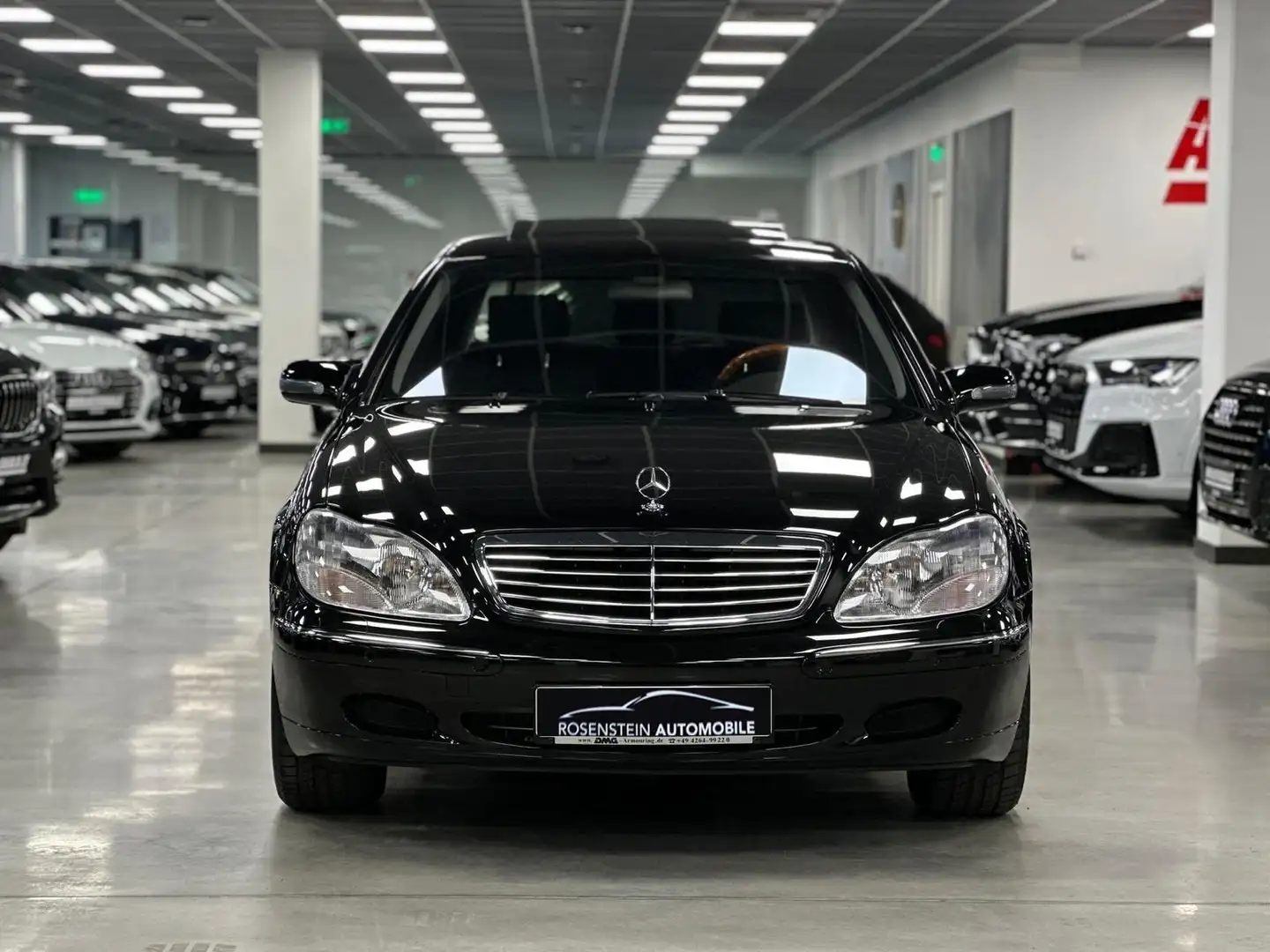 Mercedes-Benz S 500 L 1Hand/Sammlerstück/4600 Original KM Stand Schwarz - 2