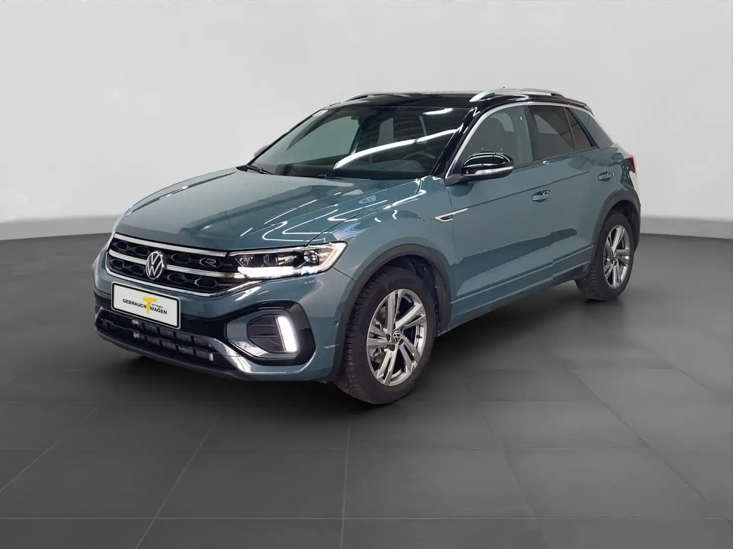 Volkswagen T-Roc 1.5 TSI DSG R-LINE AHK KAMERA PRIVACY NAVI Bleu - 2