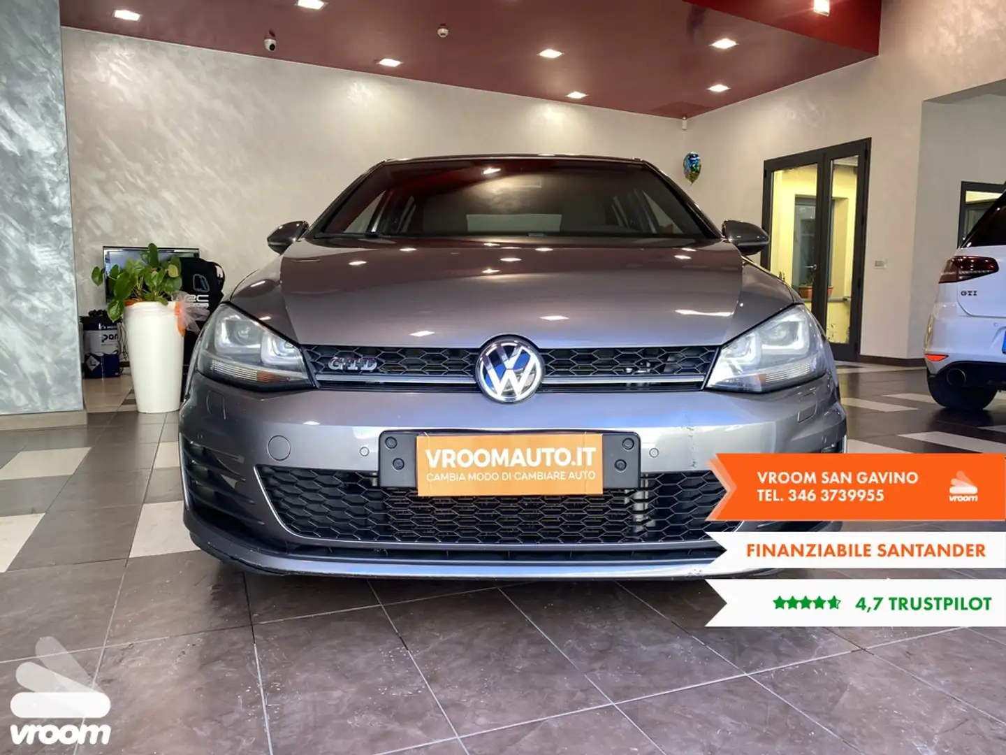 Volkswagen Golf Golf GTD 2.0 TDI DSG 5p. BlueMotion Technology Grigio - 1