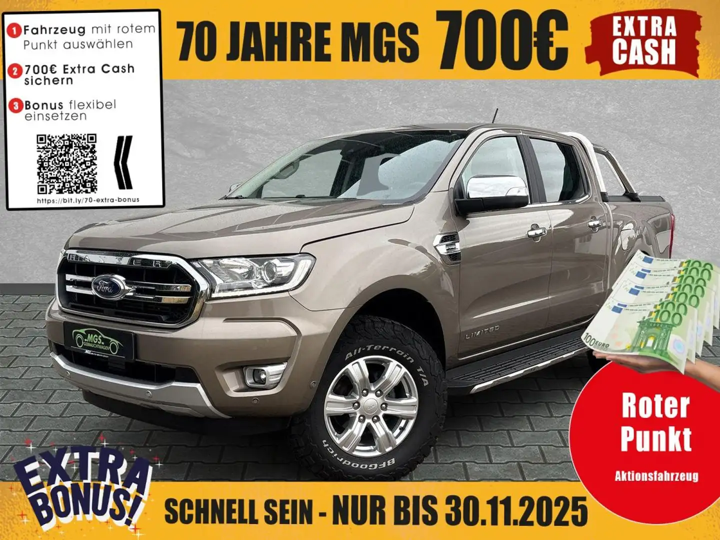 Ford Ranger Limited DOKA #STANDHEIZ. #BFGOODRICH #LED Argent - 1