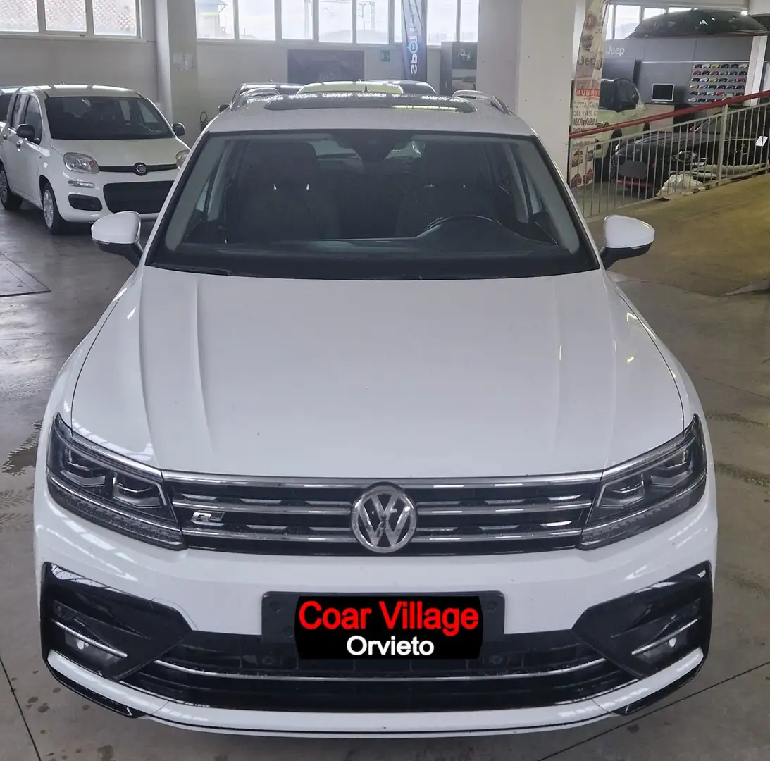 Volkswagen Tiguan Tiguan 2.0 tdi DSG R-Line exterior pack Blanc - 2