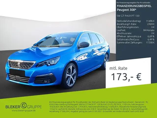 Peugeot 308 SW GT PACK PT 130